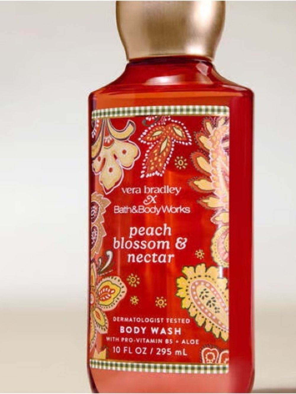Vera Bradley x Bath & Body Works Peach Blossom & Nectar Body Wash NWT - Picture 2 of 4